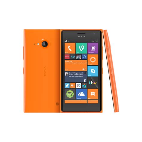 Nokia Lumia 735 Uk Sim Free Smartphone Orange Uk Electronics