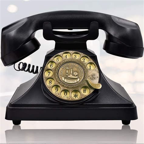 Buy Irisvo Rotary Dial Telephone Retro Old Fashioned Landline Phones