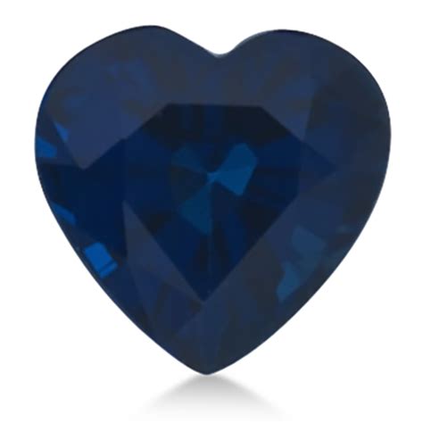 Heart Shape Natural Blue Sapphire Gemstone 4mm 035ct