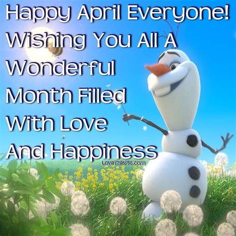 Happy April Everyone Hello April Happy Inspirational Pictures