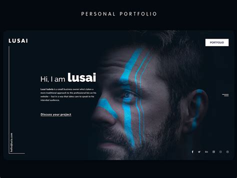 Personal Portfolio Banner Concept 02 Search By Muzli