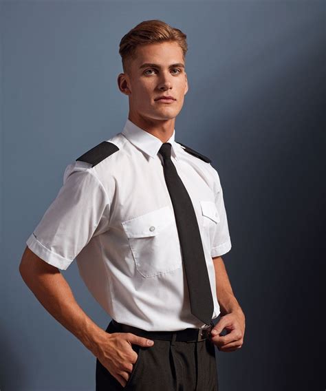 Short Sleeve Pilot Shirt Black
