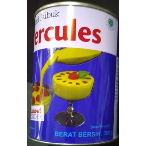 Baking powder hercules halal : Custard Powder Hercules Halal 300 gram |Tepung Custard ...