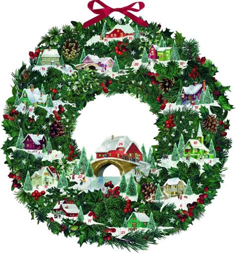 Coppenrath Advent Calendar Christmas Wreath With Festive Houses