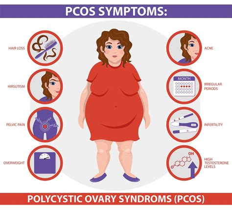 Pcos Symptoms Infographic Polycystic Ovary Syndrome Detailed V Dr Becky Campbell