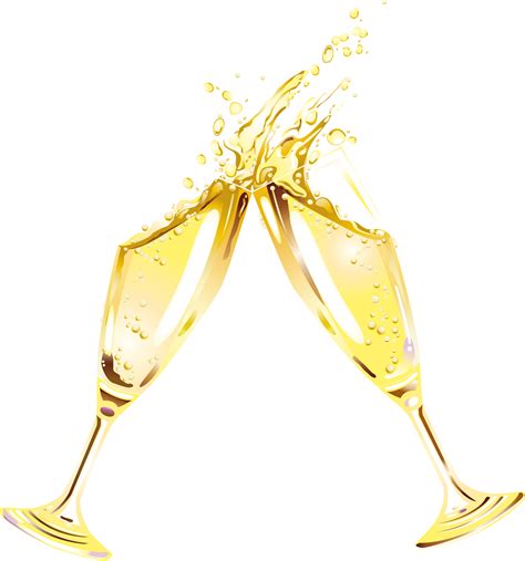 Champagne PNG images, Champagne bottle glass png png image