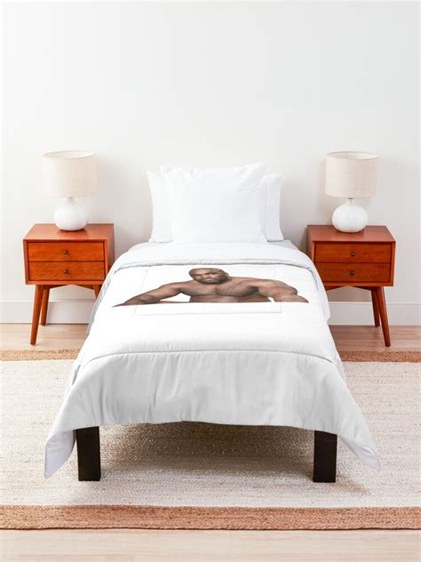 Barry Wood Sitting On Bed Comforter By Peteyboywonder Redbubble