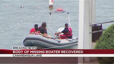 Body Of Missing Boater On Canandaigua Lake Recovered And Identified