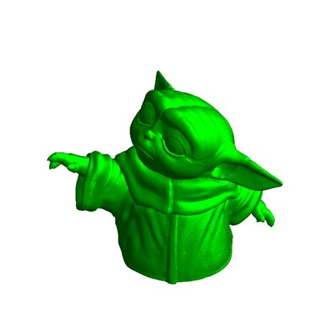 Baby Yoda 3d Models Download Creality Cloud