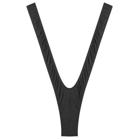 women s one piece bodysuit v shaped g string bikini sling shot monokini swimwear ebay