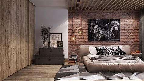 Loft Style Bedroom On Behance