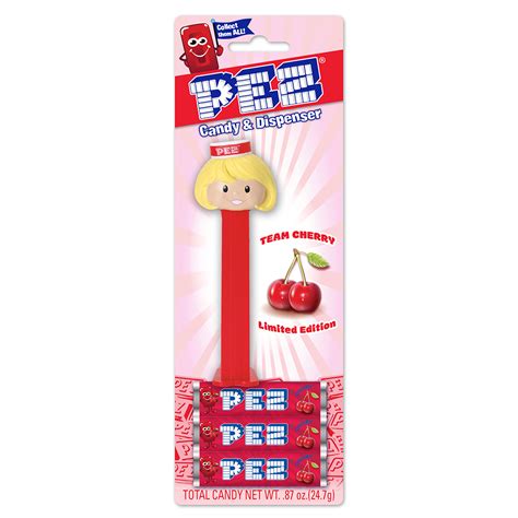 Cherry Presenter Girl Limit 3 Per Household Strictly Enforced Pez Candy