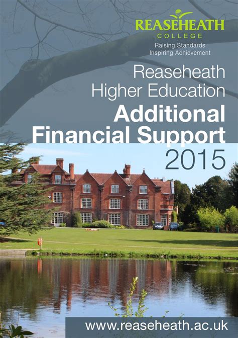 Reaseheath Higher Education Additional Financial Support 2015 By