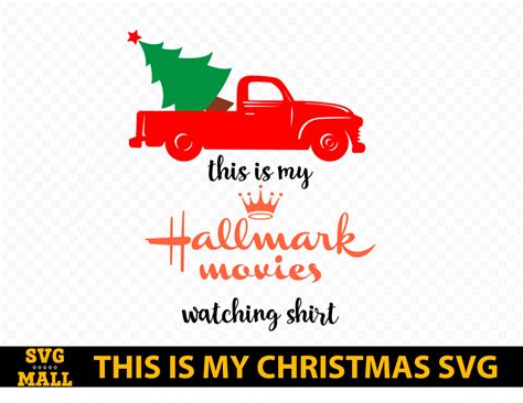 This is my christmas movies watching shirt svg Hallmark | Etsy