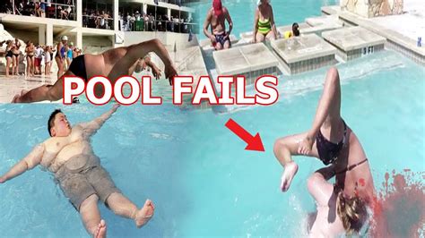epic pool fails 1 funny pool fails compilation youtube