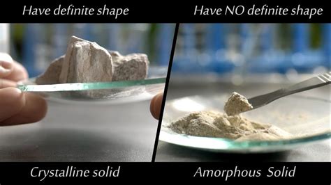 What Is Crystalline And Amorphous Solid Basic Practical Chemistry Youtube