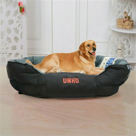 Heavy Duty Waterproof Lounger Dog Bed Teflon Protected Washable Durable
