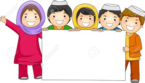 Gambar Kartun Anak Muslim Vector Terbaru Galeri Keren