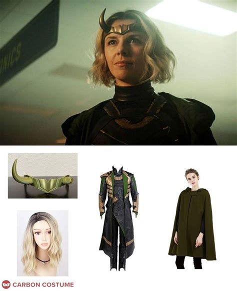 An Image Of A Woman Dressed As Loki
