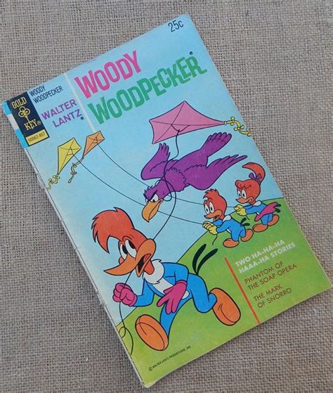 Woody Woodpecker Comic Book Walter Lantz Gold Key Woody Etsy Woody