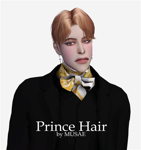 Effiethejay Prince Hair For Ts4 New Mesh Dopecherryblossomheart