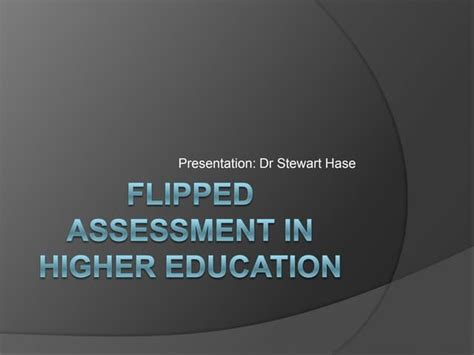 Flipped Assessment Ppt