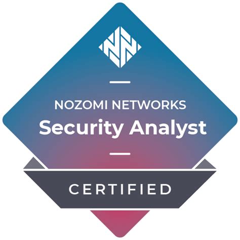 nozomi networks security analyst credly