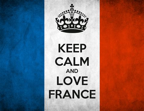 Keep Calm And Love France Poster Nicole Keep Calm O Matic