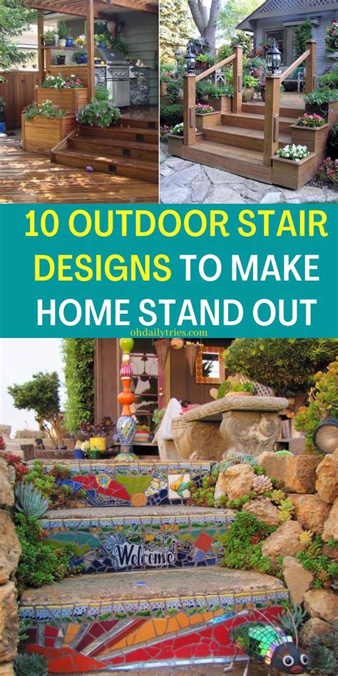 10 Outdoor Stair Designs To Make Your Home Stand Out Outdoor Stairs