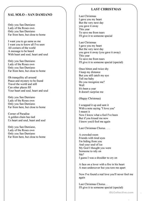 Free Printable Lyrics To Christmas Carols Free Printable A To Z