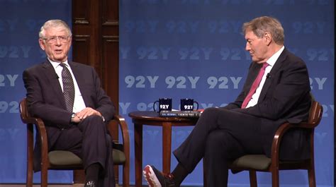 Ted Koppel With Charlie Rose On Lights Out The 92nd Street Y New York