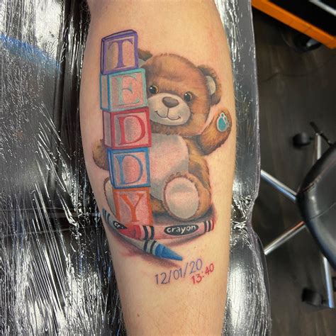 23 Tattoos Of Teddy Bears
