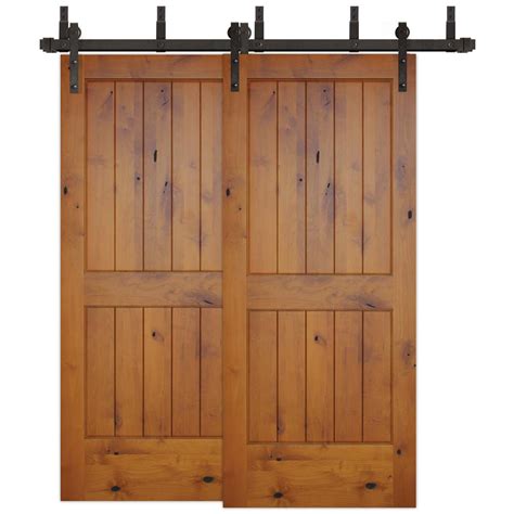 Give your closet a new look with a set of bypass doors. Pacific Entries 72 in. x 80 in. Bypass Rustic 2-PNL V ...