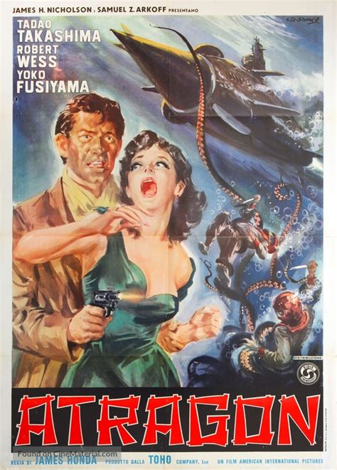 Kaitei Gunkan 1963 Italian Movie Poster