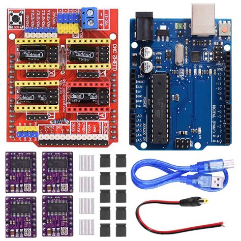 Buy Daoki Cnc Shield V30 Expansion Board Kit With Board For Arduino