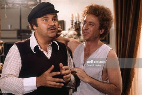 Actors Dom Deluise And Gene Wilder In A Scene From The Movie Worlds