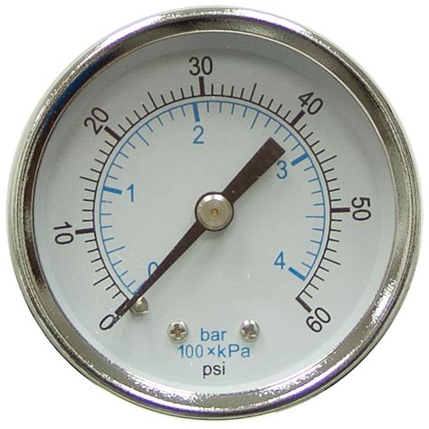 60 Psi 2 Bm Dry Gauge Pressure And Vacuum Gauges Pressure Gauges