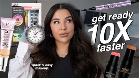 How To Do Your Makeup 10x Faster Quick And Easy Makeup Routine Youtube