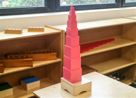 Material Spotlight The Pink Tower With Images Montessori Materials