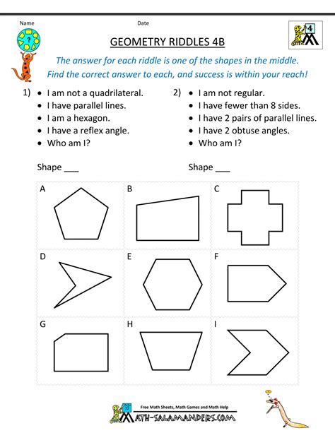 10Th Grade Geometry Worksheet