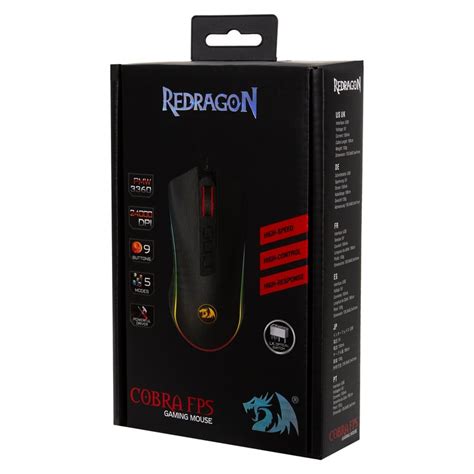 REDRAGON MOUSE GAMER RGB COBRA FPS M711 FPS OPEN BOX Falabella