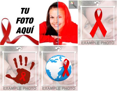 Fotomontajes En Apoyo A La Lucha Contra El SIDA Fotoefectos