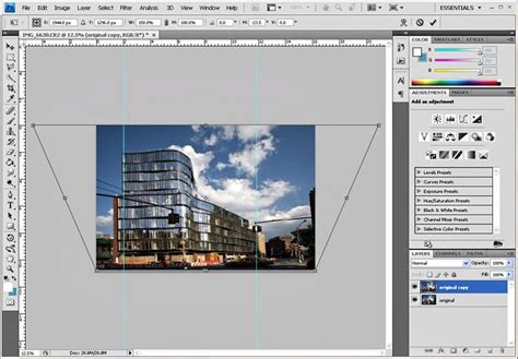 Tutorial Perspective Basics In Photoshop