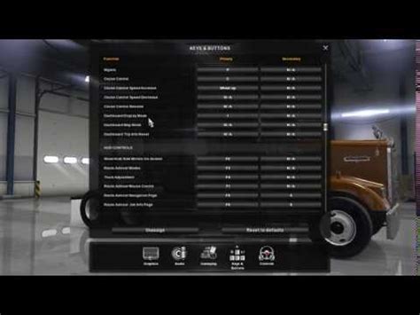 Penting American Truck Simulator Controls