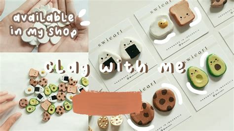 How I Make Clay Pins With Air Dry Clay Clay With Me 02 Indonesia