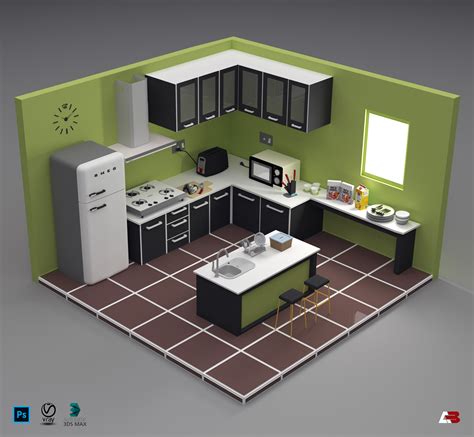 3d Max Kitchen Models