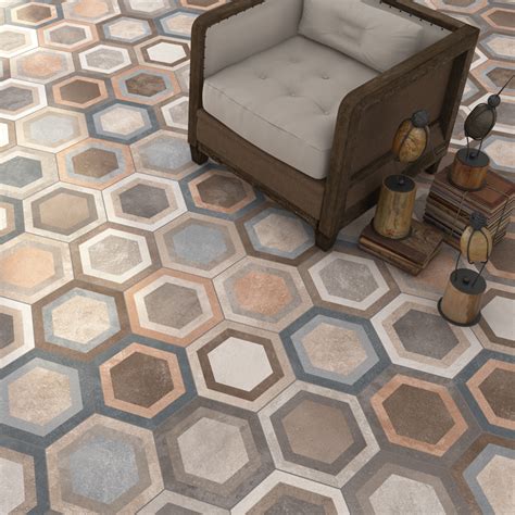 Vintage Hexagon Tiles