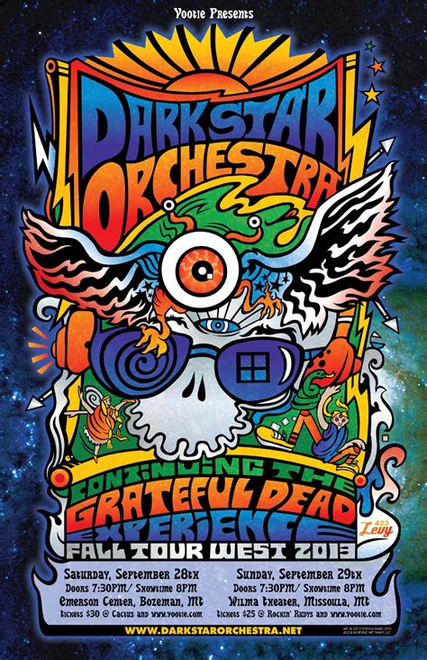 The Grateful Dead Dark Star Band Posters Concert Posters