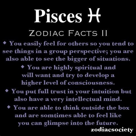 Pisces Zodiac Facts Ii The One With Pisces Pinterest