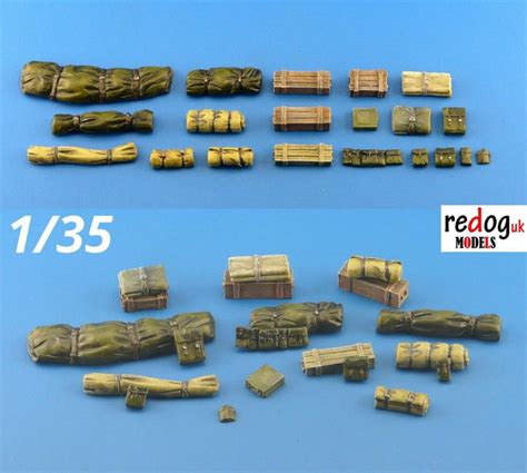 135 Military Scale Modelling Resin Stowage Diorama Accessories Kit 8